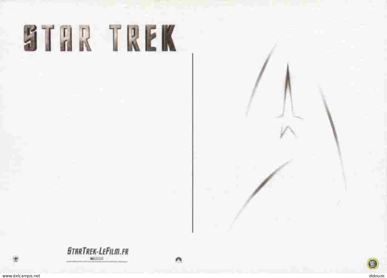 Cinema - Affiche De Film - Star Trek - Croire En Son Destin - CPM - Carte Neuve - Voir Scans Recto-Verso - Affiches Sur Carte