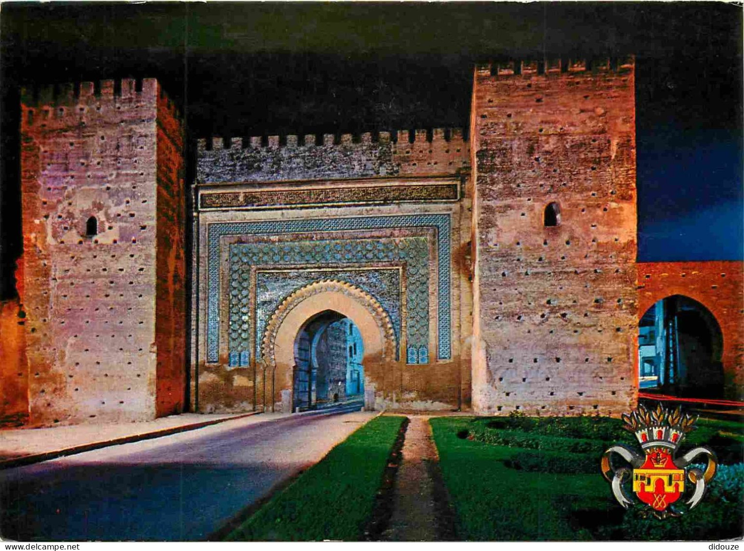 Maroc - Meknès - Les Remparts - Vue De Nuit - CPM - Carte Neuve - Voir Scans Recto-Verso - Meknes