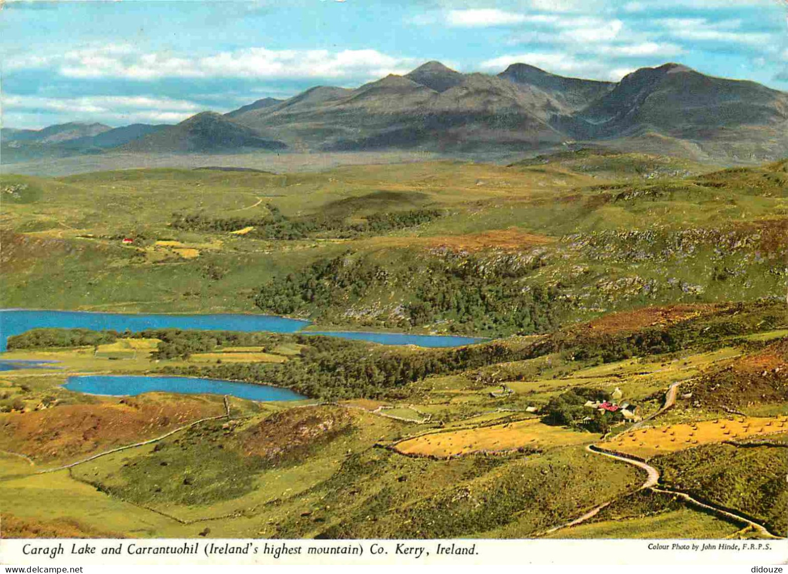 Irlande - Kerry - Caragh Lake And Carrantuohil - Ireland's Highest Mountain - Aerial View - Vue Aérienne - CPM - Voir Sc - Kerry