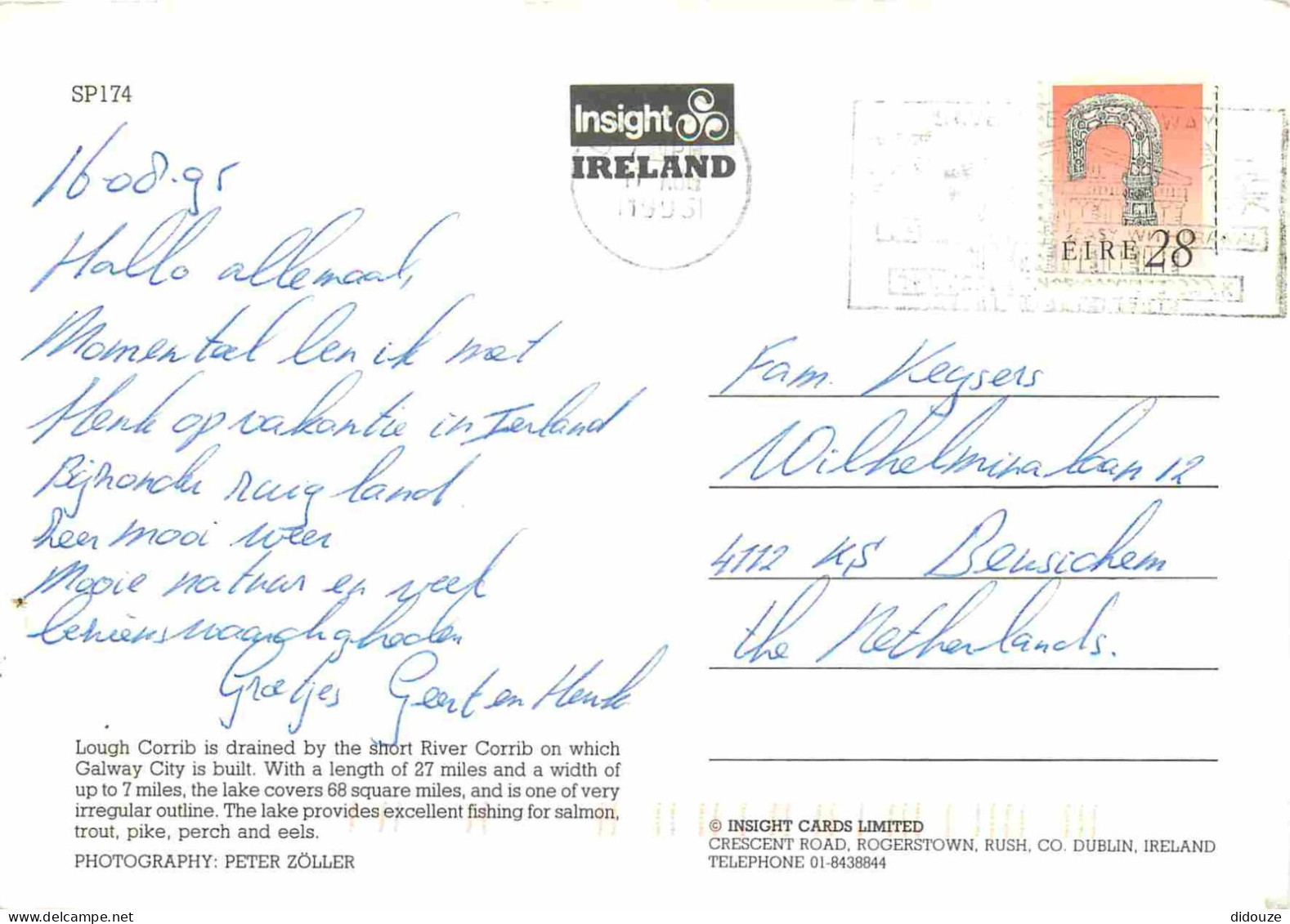 Irlande - Galway - Lough Corrib - CPM - Voir Scans Recto-Verso - Galway