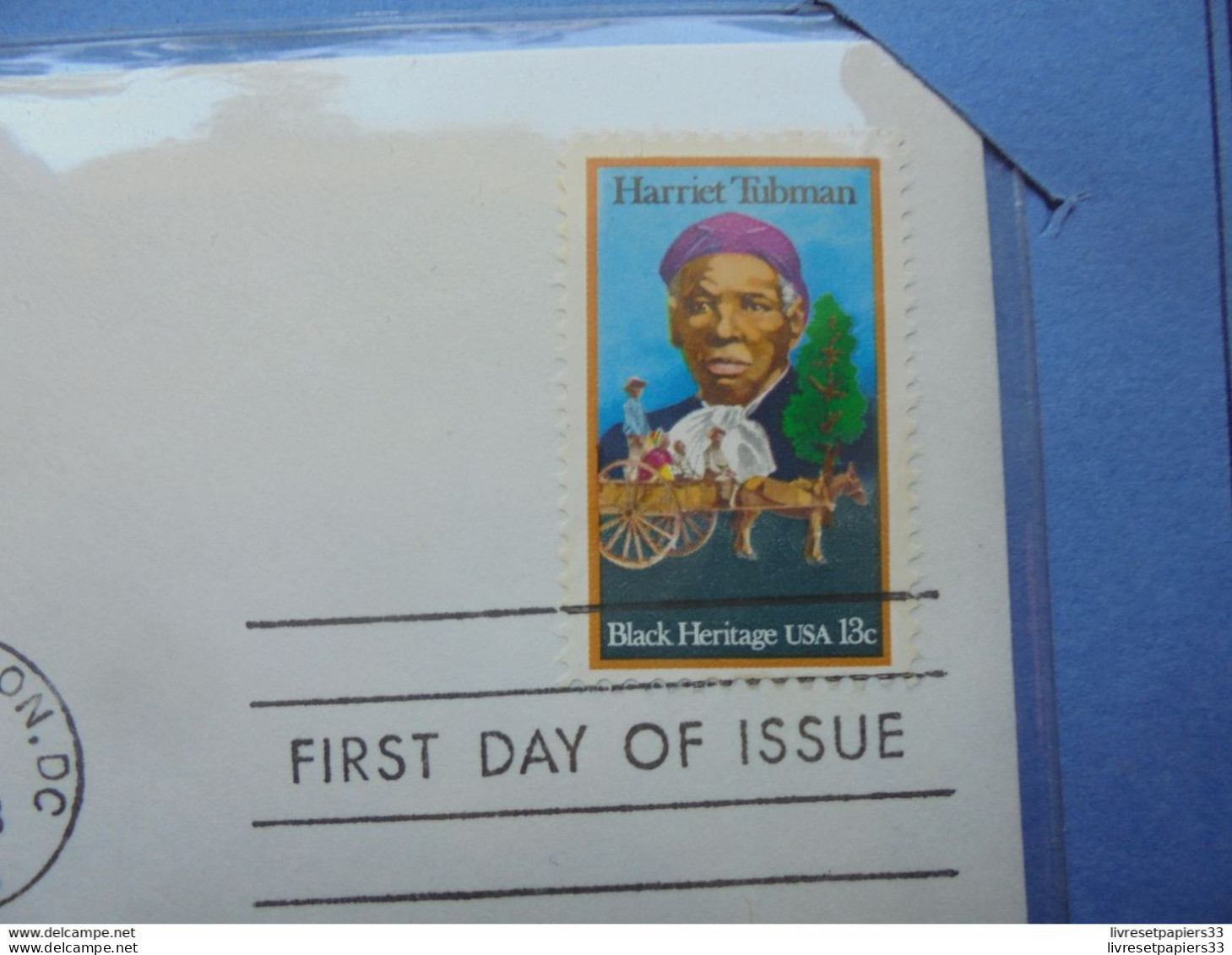 First Day Of Issue Harriet Tubman: Railroad To Freedom - Famous Ladies