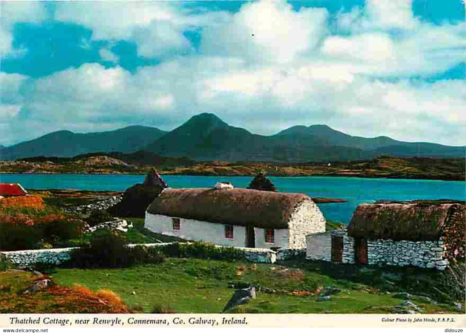 Irlande - Galway - Connemara - Thatched Cottage - Near Renvyle - Voir Timbre - CPM - Voir Scans Recto-Verso - Galway