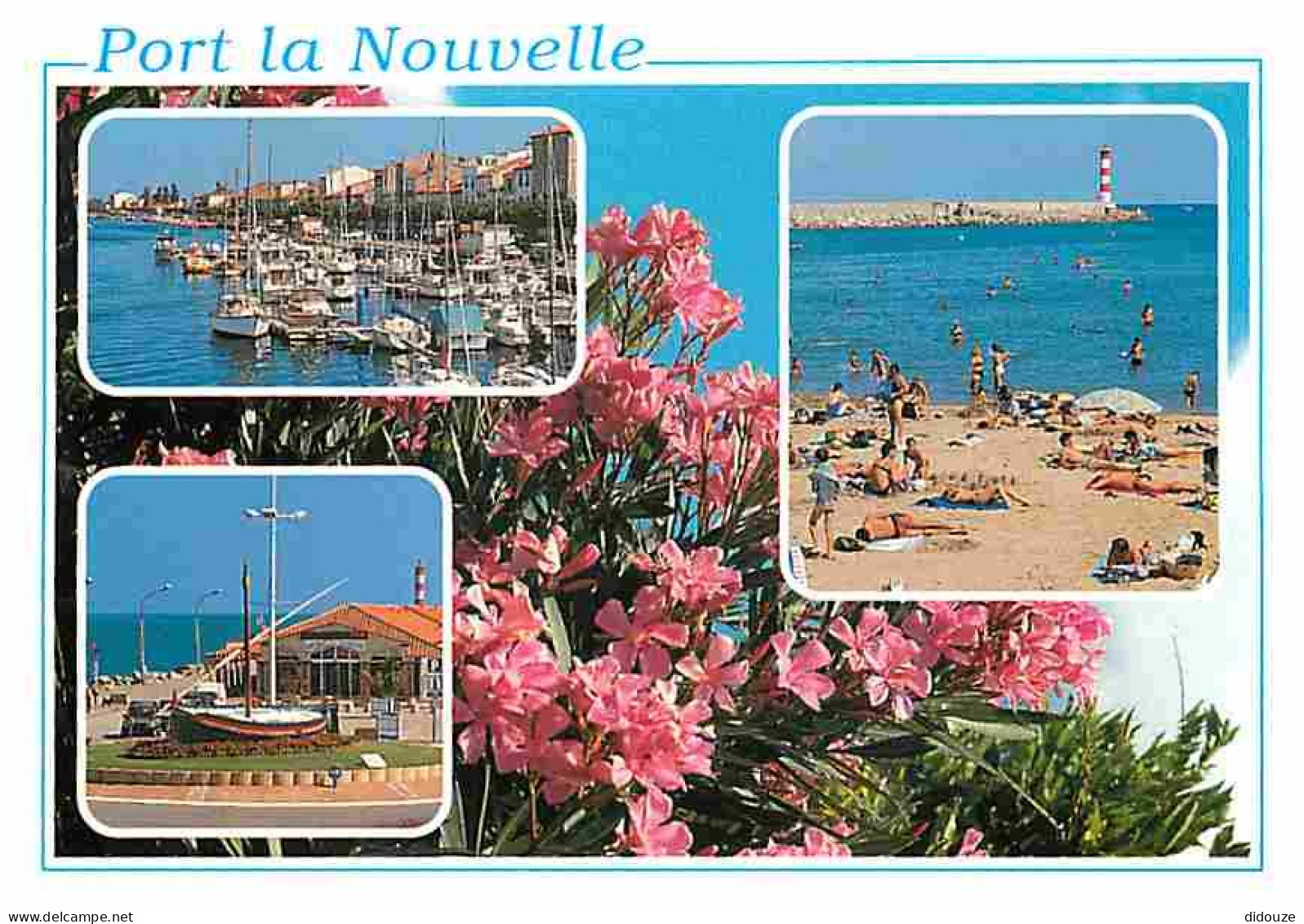 11 - Port La Nouvelle - Multivues - Scènes De Plage - Fleurs - Bateaux - CPM - Voir Scans Recto-Verso - Port La Nouvelle