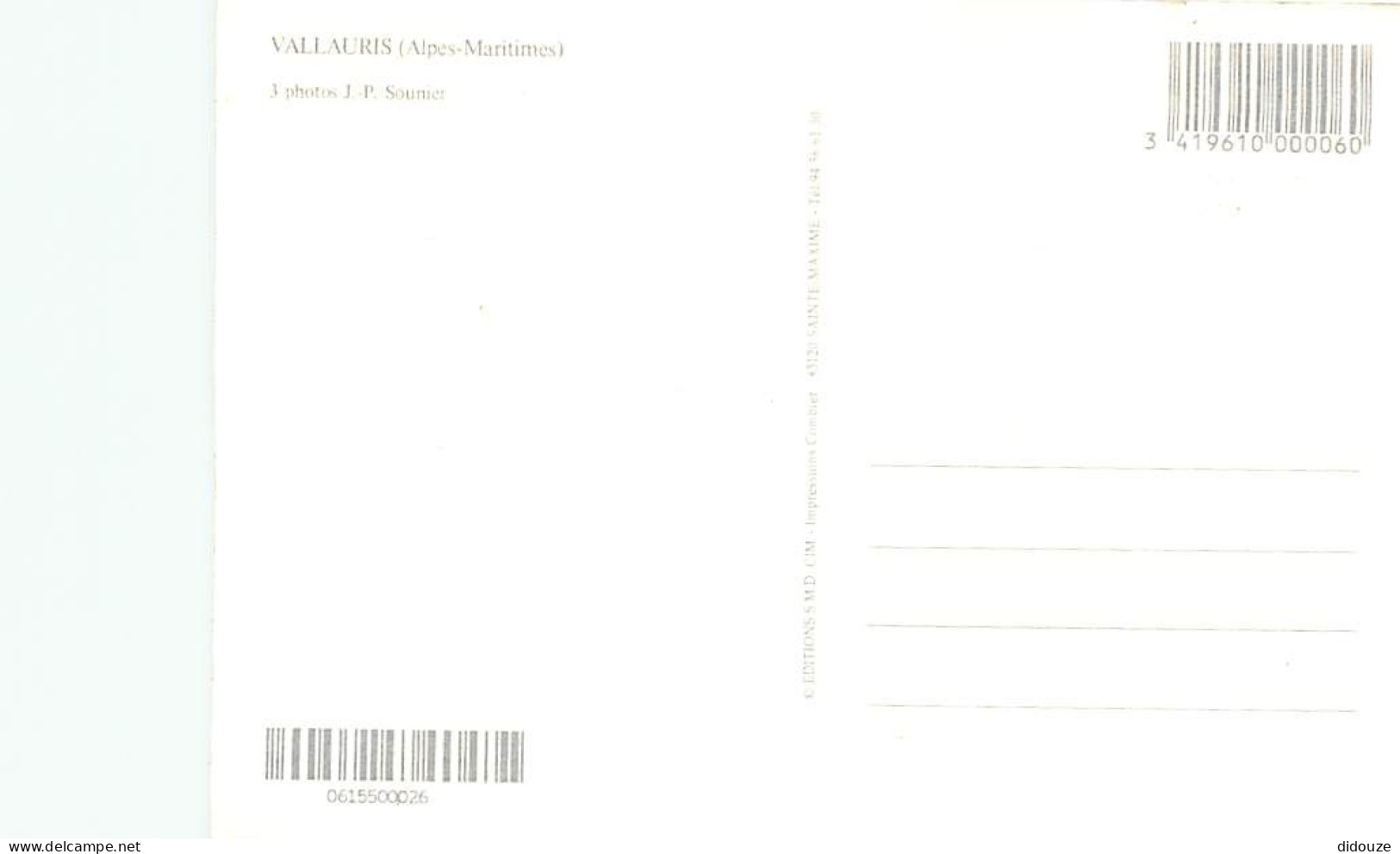 06 - Vallauris - Multivues - CPM - Carte Neuve - Voir Scans Recto-Verso - Vallauris