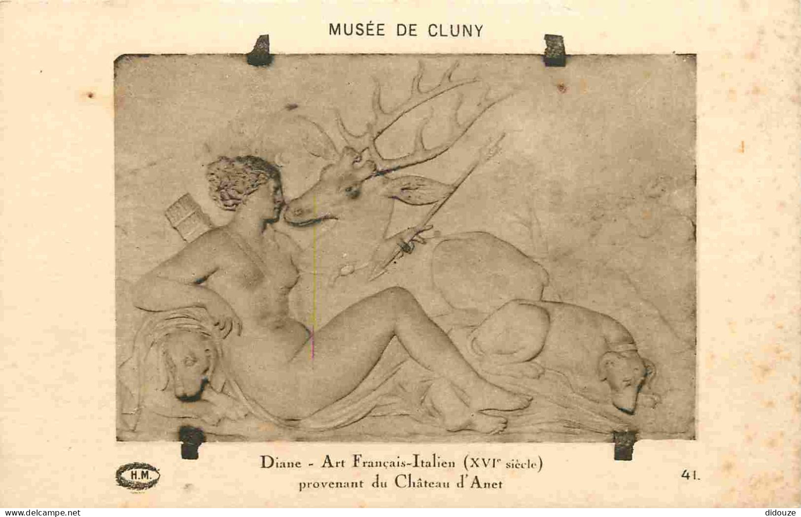 75 - Paris - Musée De Cluny - Diane - Art Français-ltalien - Sculpture De Femme Nue Aux Seins Nus - CPA - Voir Scans Rec - Musea