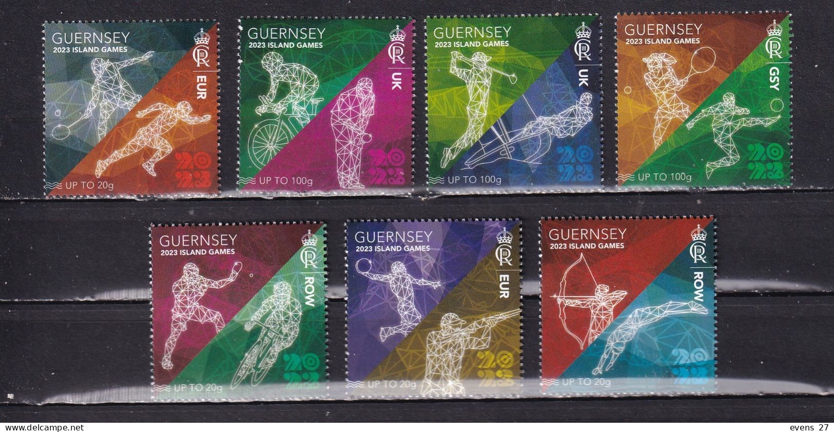 GUERNSEY-2023-ISLAND GAMES-BELOW FV-MNH - Guernsey