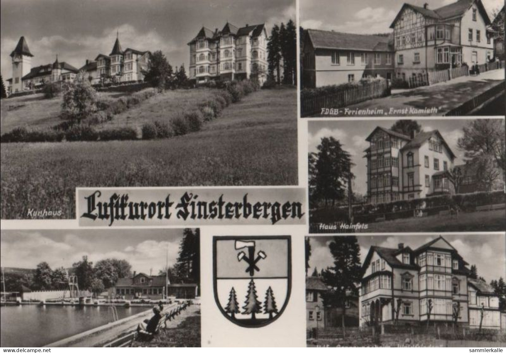 81871 - Finsterbergen - U.a. Kurhaus - 1971 - Friedrichroda