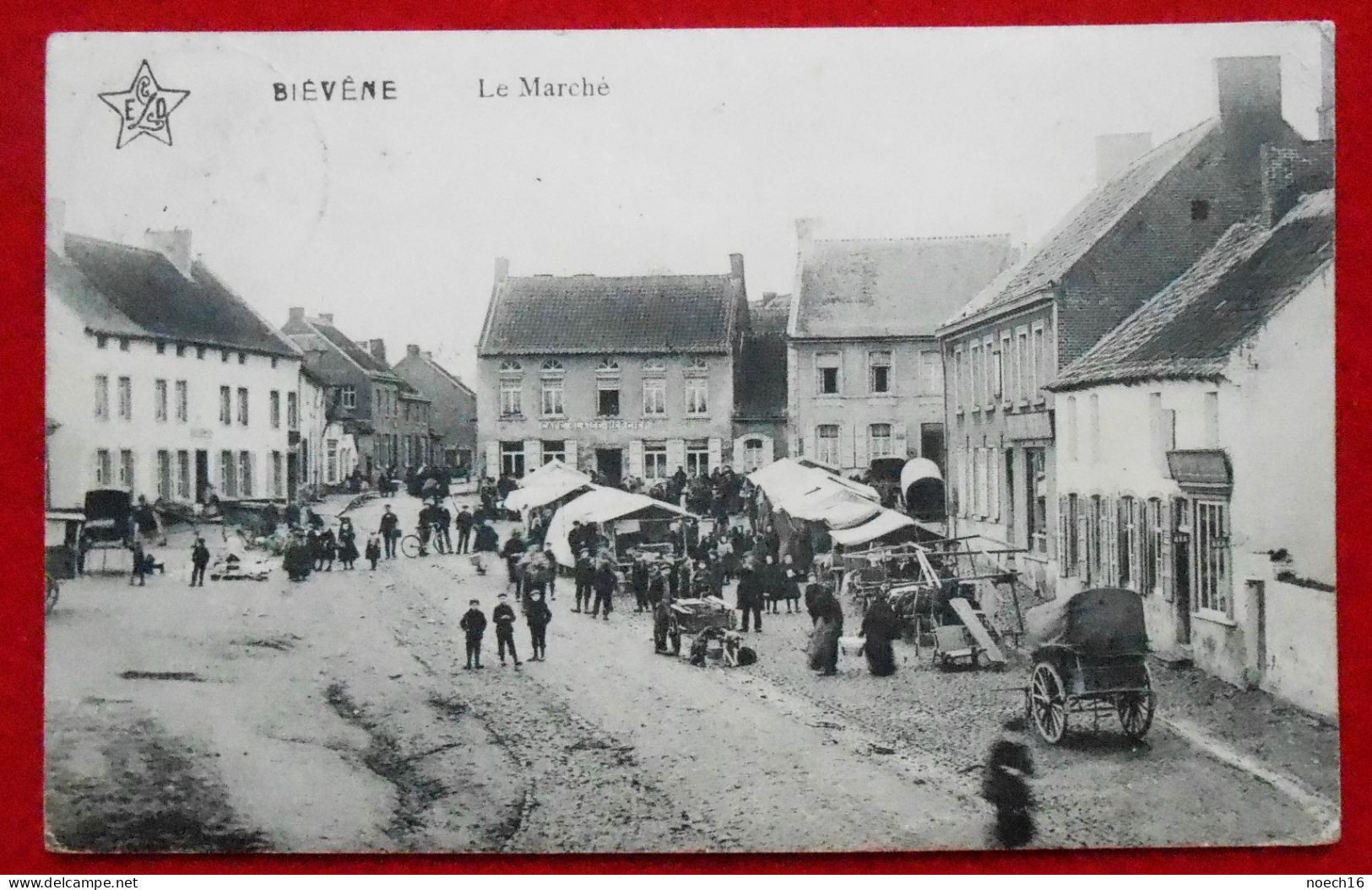 CPA 1914 Bievène - Bever. Le Marché - Bever