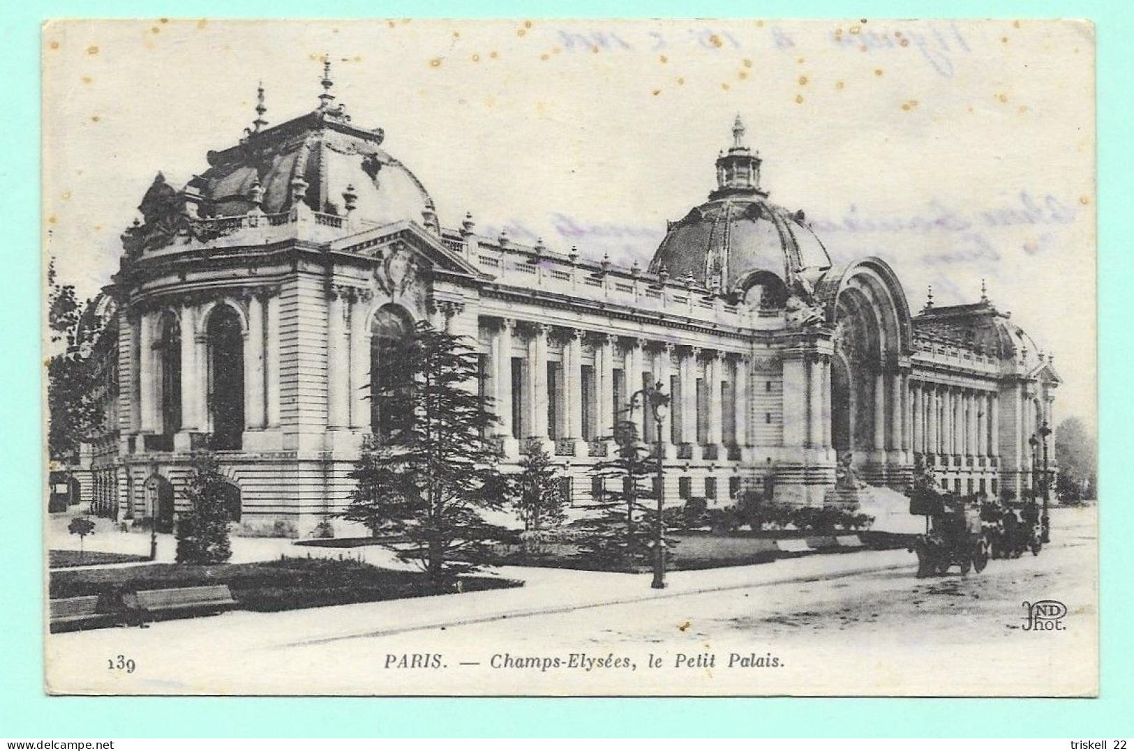 Paris : Champs-Elysées , Le Petit Palais - Champs-Elysées