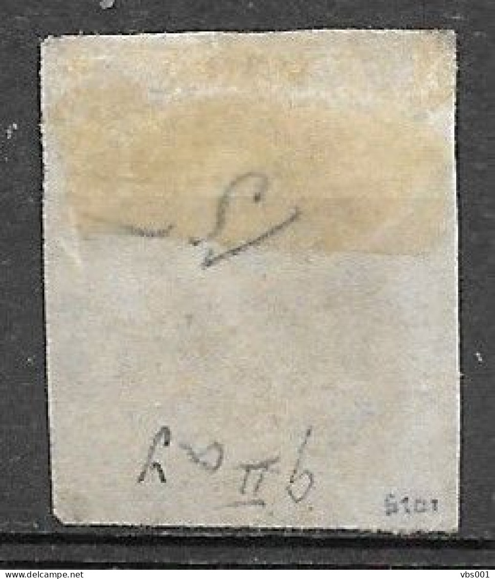 OBP12 Met 4 Randen (soms Geraakt) En Met Balkstempel P45 8B Gand (zie Scans) - 1858-1862 Médaillons (9/12)