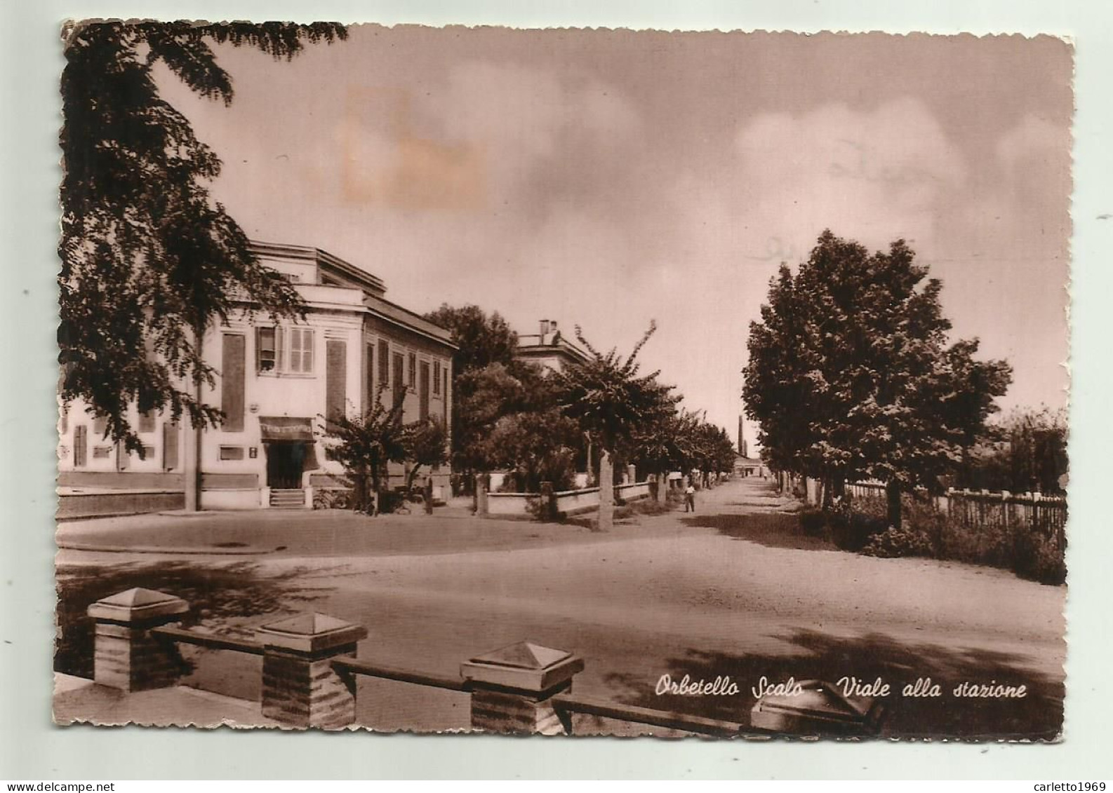 ORBETELLO SCALO - VIALE DELLA STAZIONE - VIAGGIATA FG - Grosseto