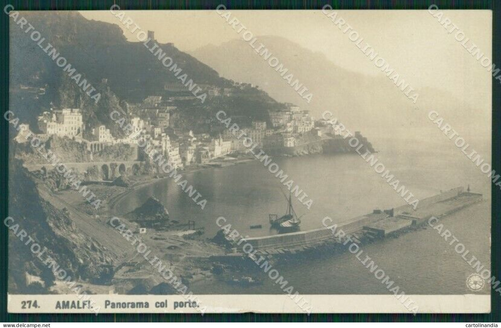 Salerno Amalfi NPG Foto Cartolina KV6876 - Salerno