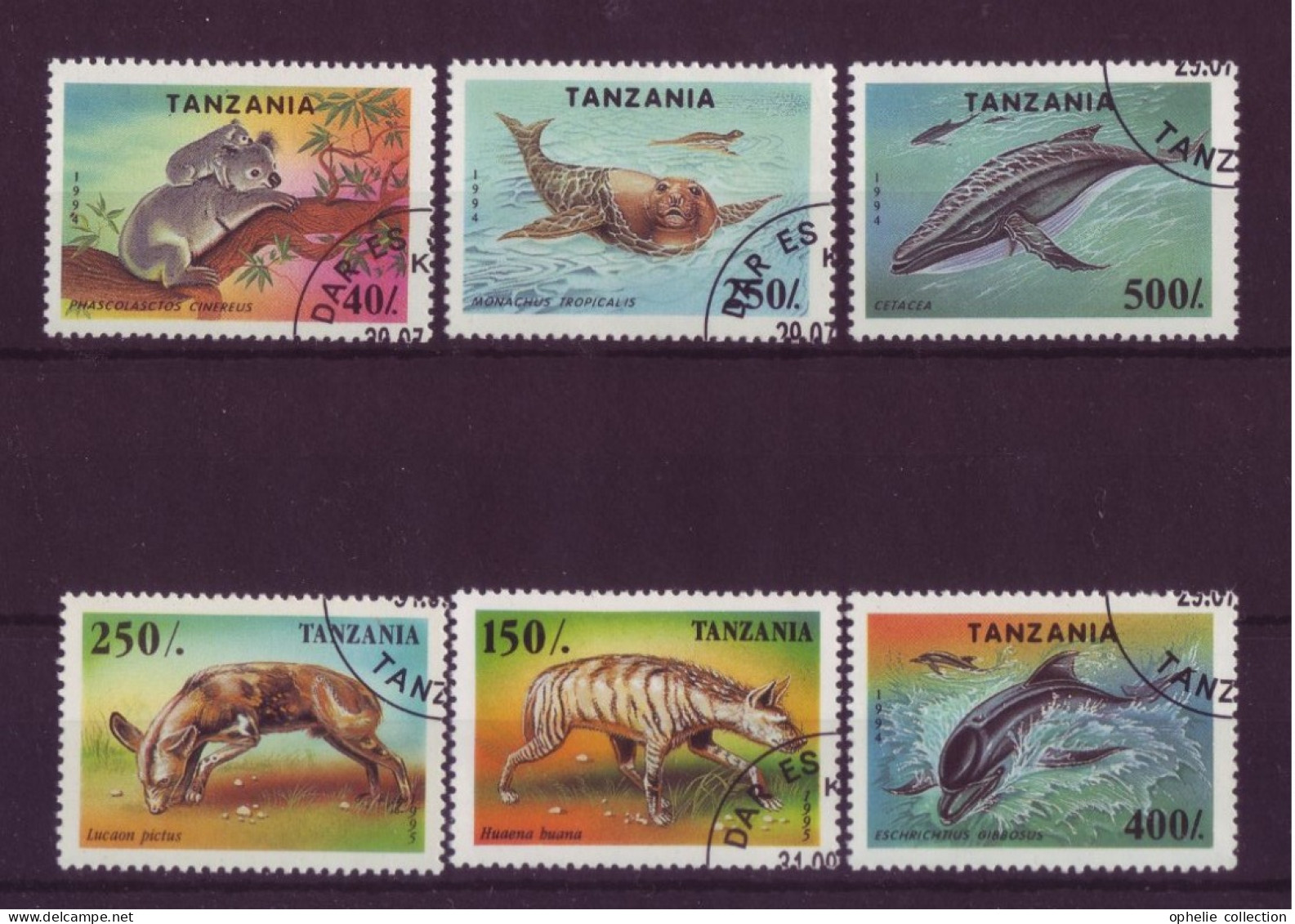 Afrique - Tanzanie - Faune - 6 Timbres Différents - 6925 - Tansania (1964-...)