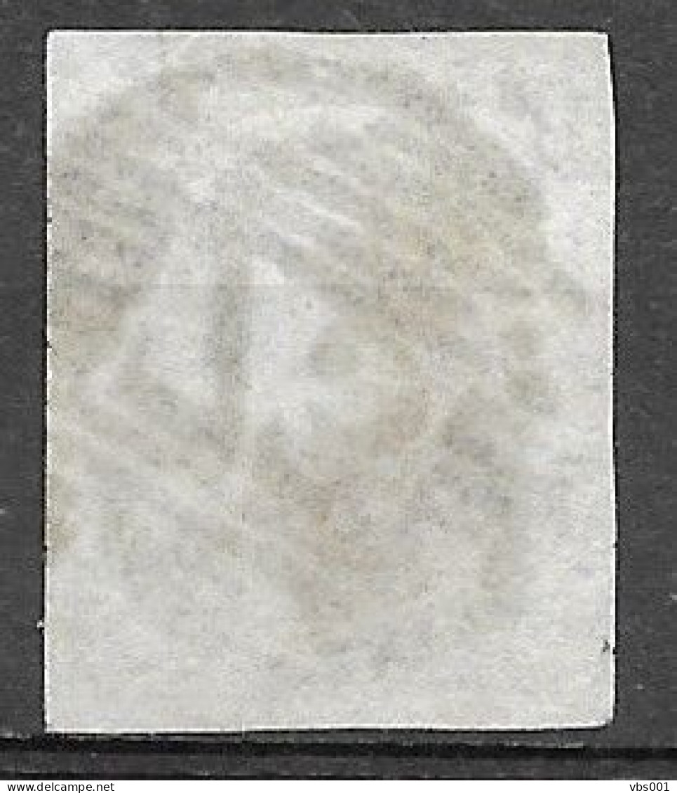 OBP12 Met 4 Mooie Randen En Met Balkstempel P73 Liege (zie Scans) - 1858-1862 Medaglioni (9/12)