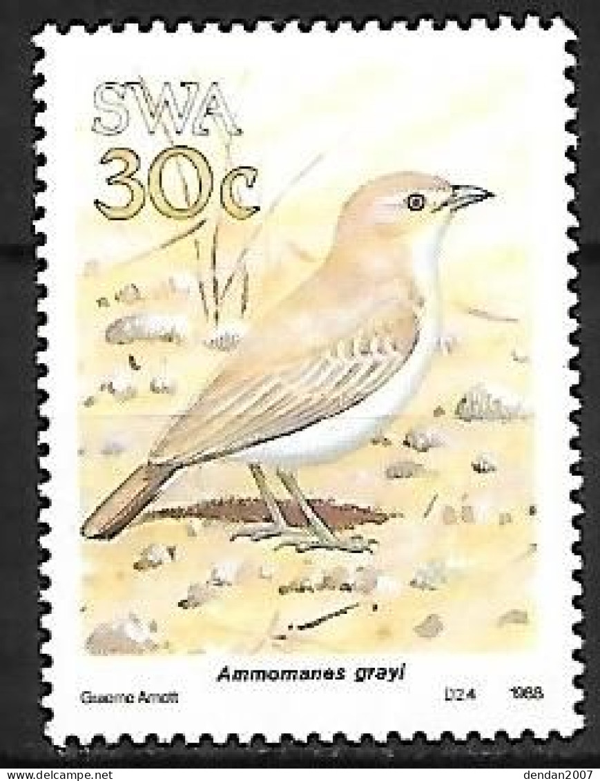 SWA (South West Africa) - MNH ** 1988 :  Gray's Lark -   Ammomanopsis Grayi - Uccelli Canterini Ed Arboricoli