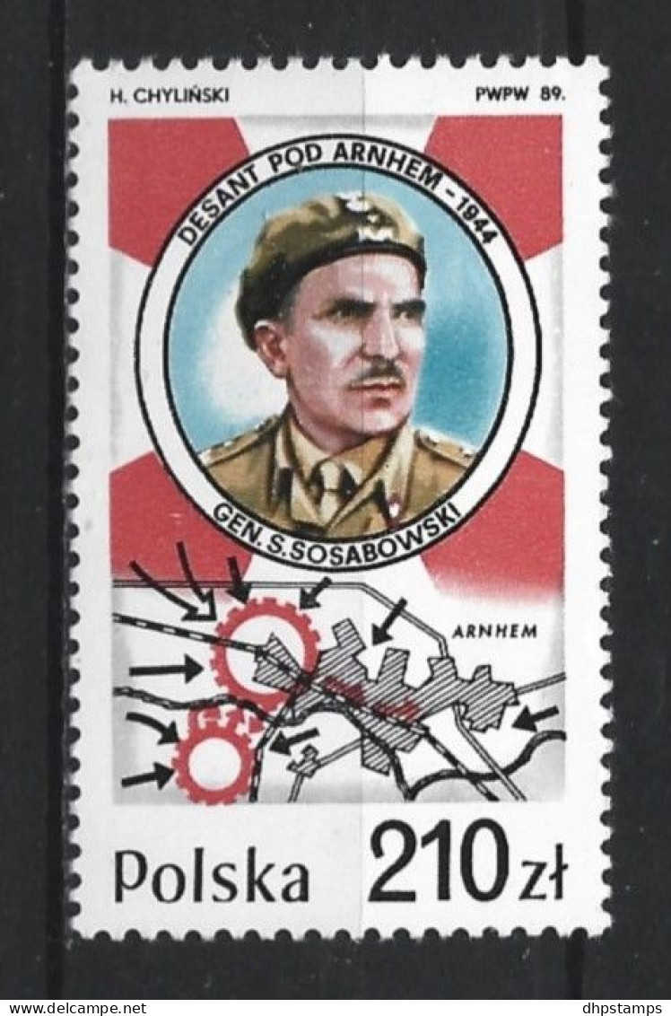 Polen 1989 Gen. Stanislaw Y.T. 3030 (0) - Unused Stamps