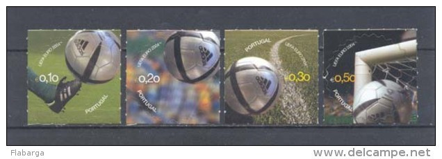 Año 2004 Nº 2753/6 Ampeonato Futbol UEFA - Unused Stamps