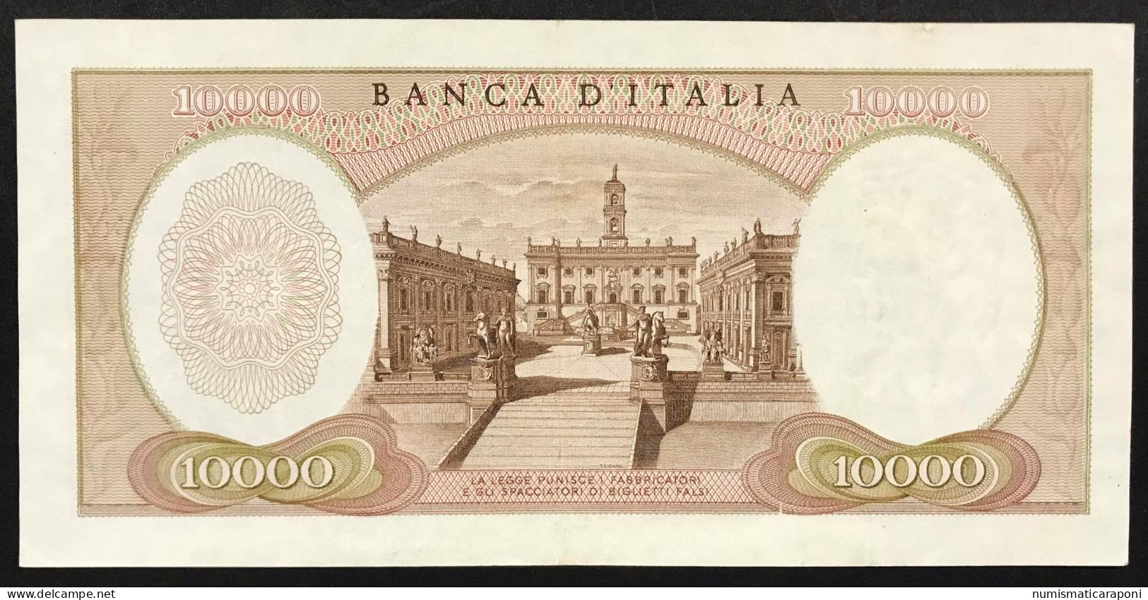 10000 Lire Michelangelo 04 01 1968 Bb/spl Pressata LOTTO 374 - 10000 Lire