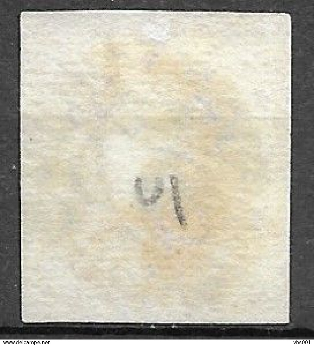 OBP8 Met 4 Randen En Met Balkstempel P24 Bruxelles (zie Scans) - 1851-1857 Medaillen (6/8)