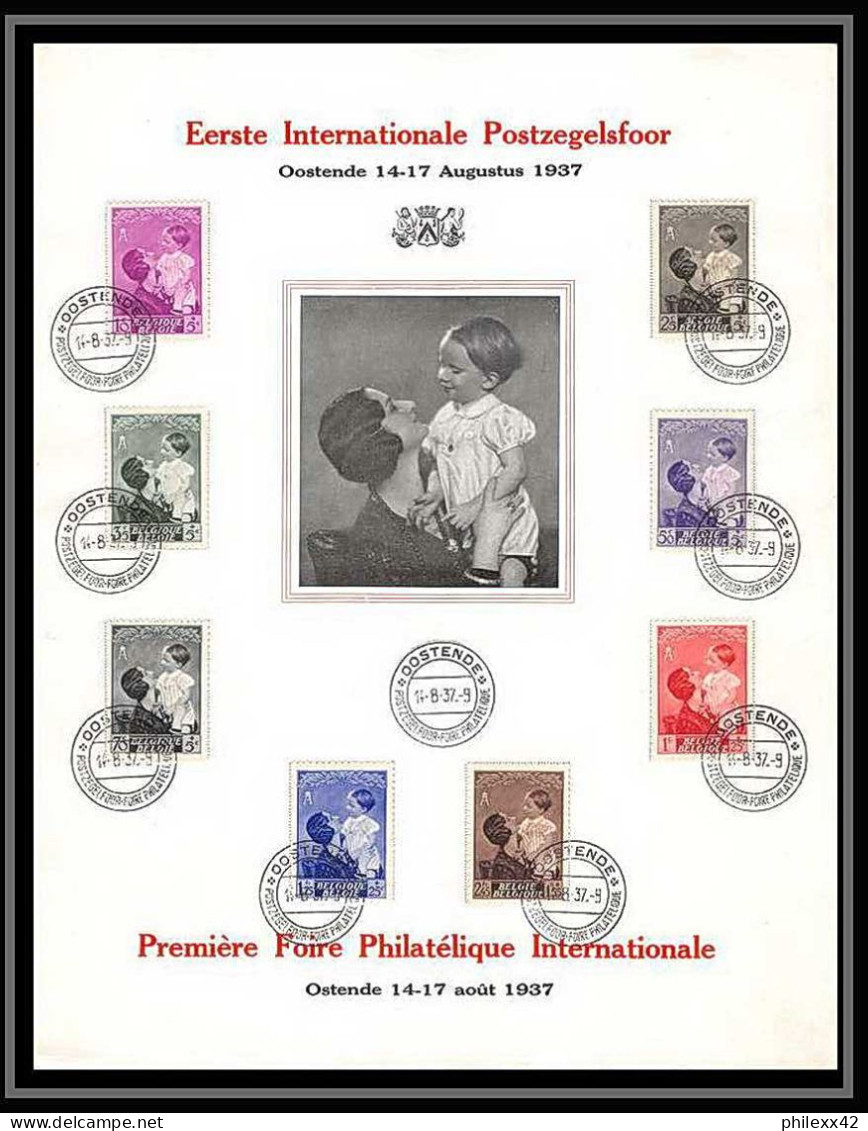 11826/ Espace (space Raumfahrt) Eerste Internationale Postzegelsfoor 14/8/1937 Oostende Belgique (Belgium) - Europa