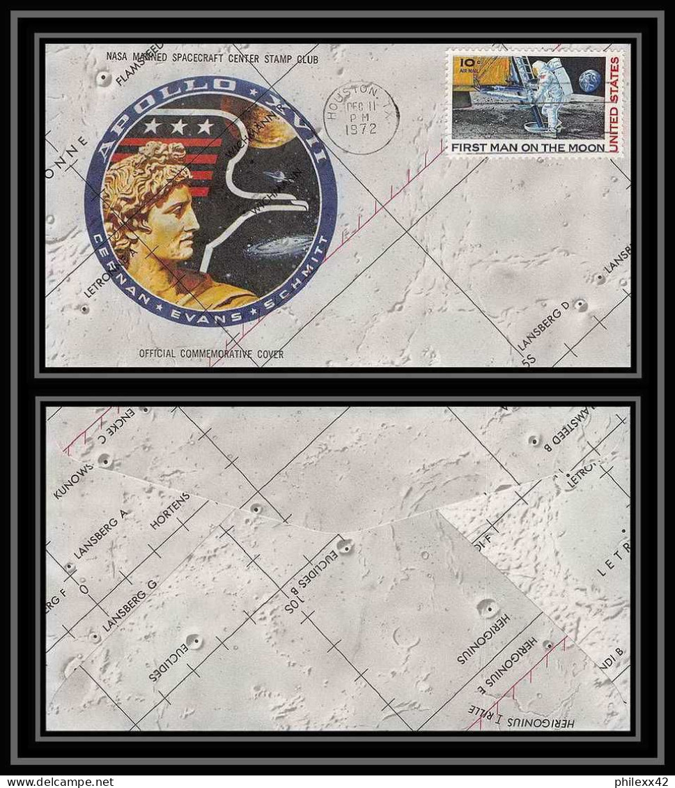 11801/ Espace (space Raumfahrt) Lettre (cover Briefe) 11/12/1972 Apollo 17 Usa  - Stati Uniti