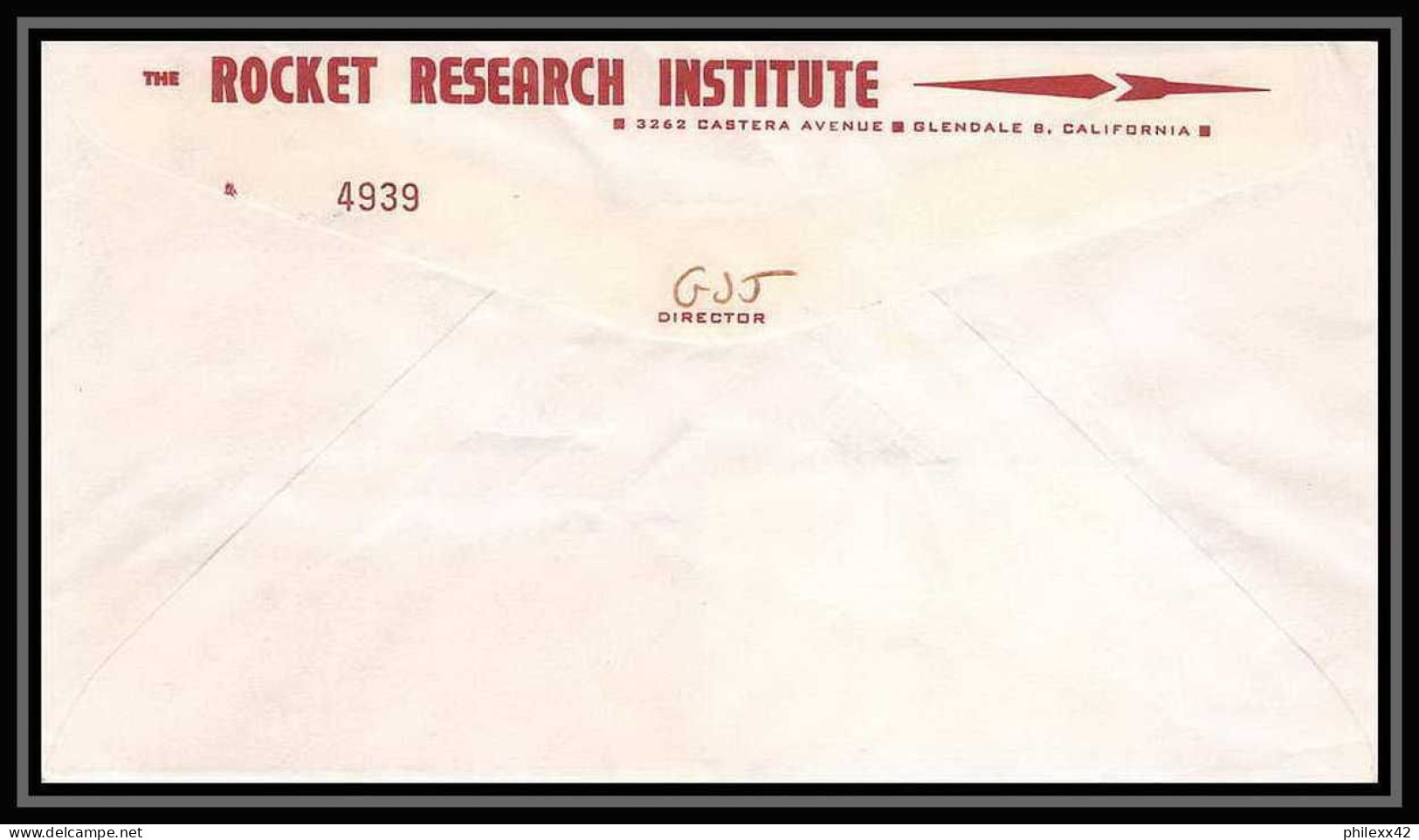 11691/ Espace (space Raumfahrt) Lettre (cover Briefe) 1/7/1957 Rri Rocket Research Institute Topaz Usa - Europa