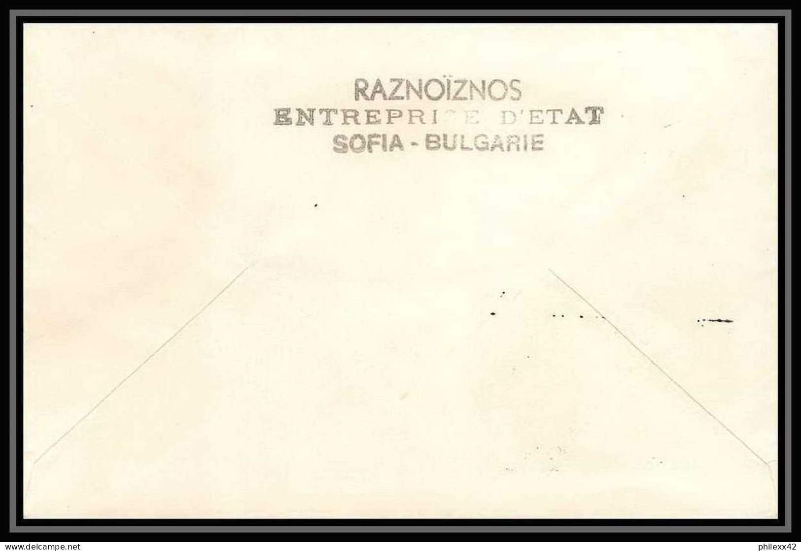 11707/ Espace (space Raumfahrt) Lettre (cover Briefe) 28/3/1960 Gagarine Gagarin Vostok Bulgarie (Bulgaria) - Europa