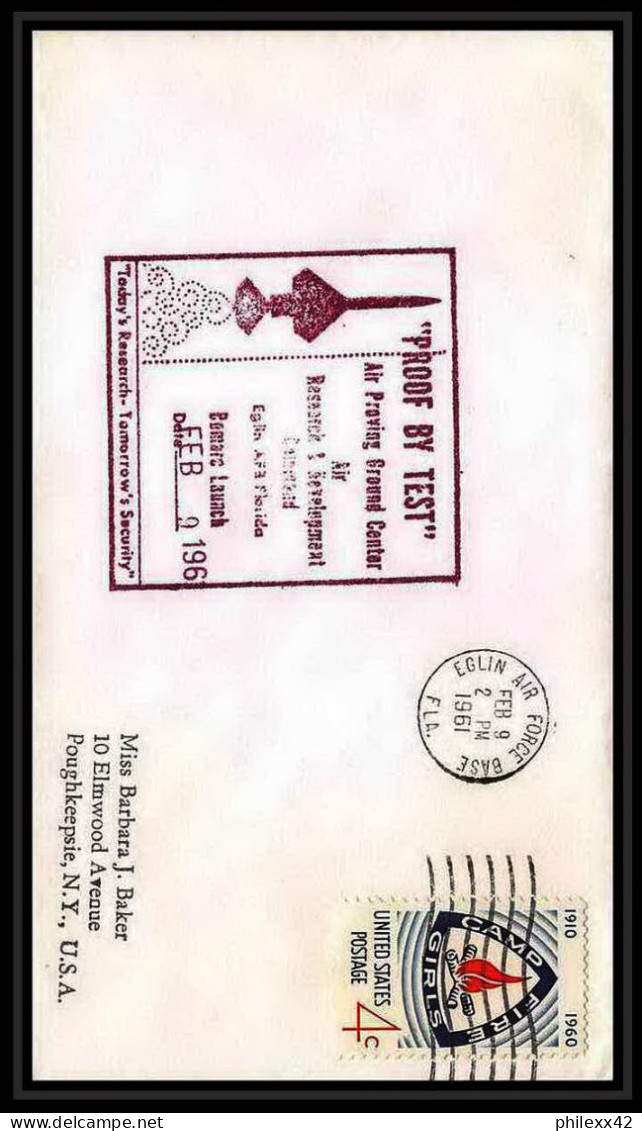 11604/ Espace (space Raumfahrt) Lettre (cover Briefe) 9/2/1961 Proof By Test USA - Etats-Unis