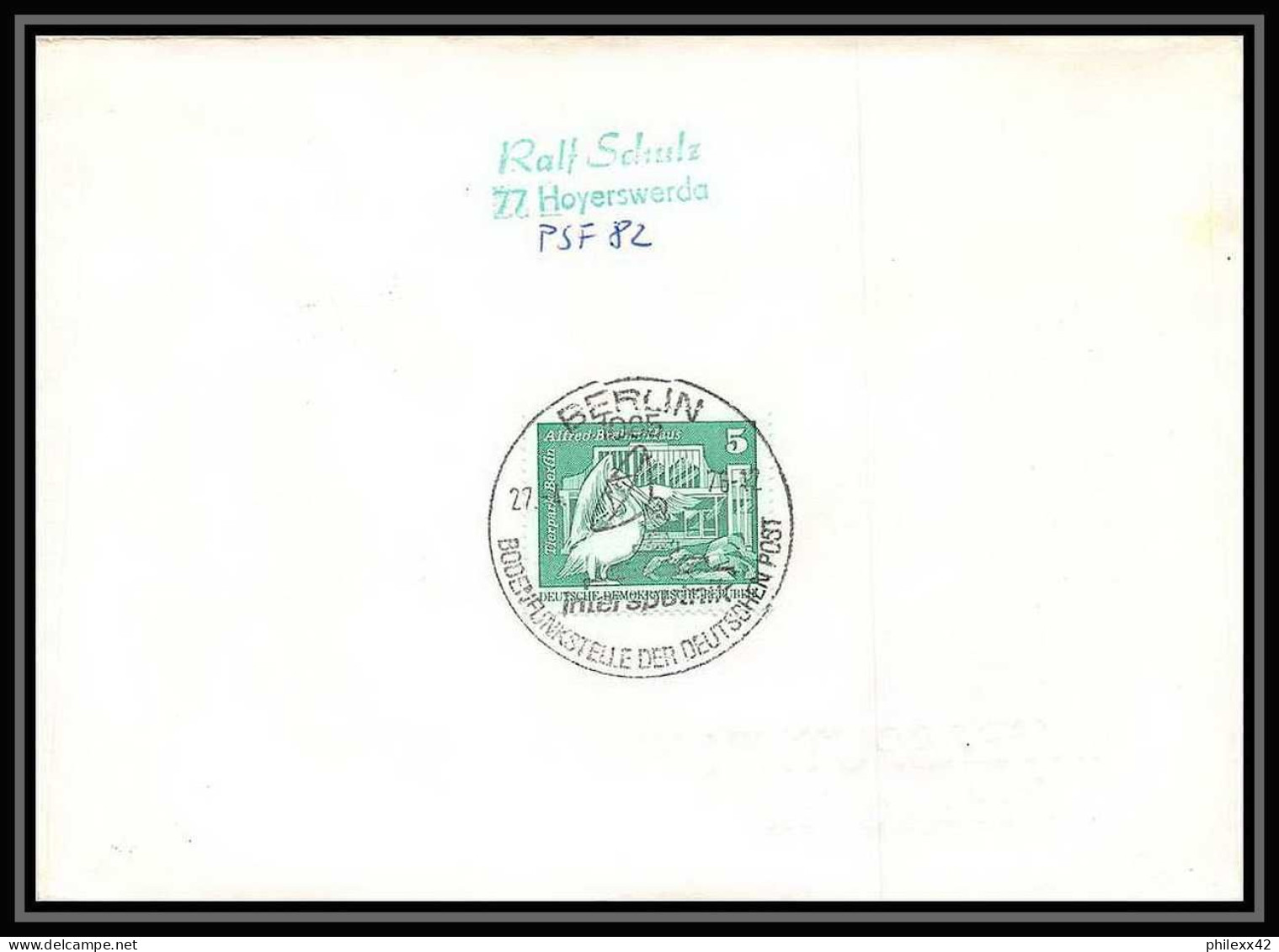 11133/ Espace (space Raumfahrt) Lettre Cover 27/4/1976 Spoutnik Sputnik Intersputnik Allemagne (germany DDR) - Europa