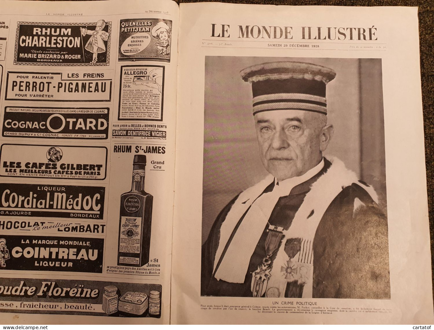 LE MONDE ILLUSTRE N° 3706 - 29 Décembre 1928 - Testi Generali