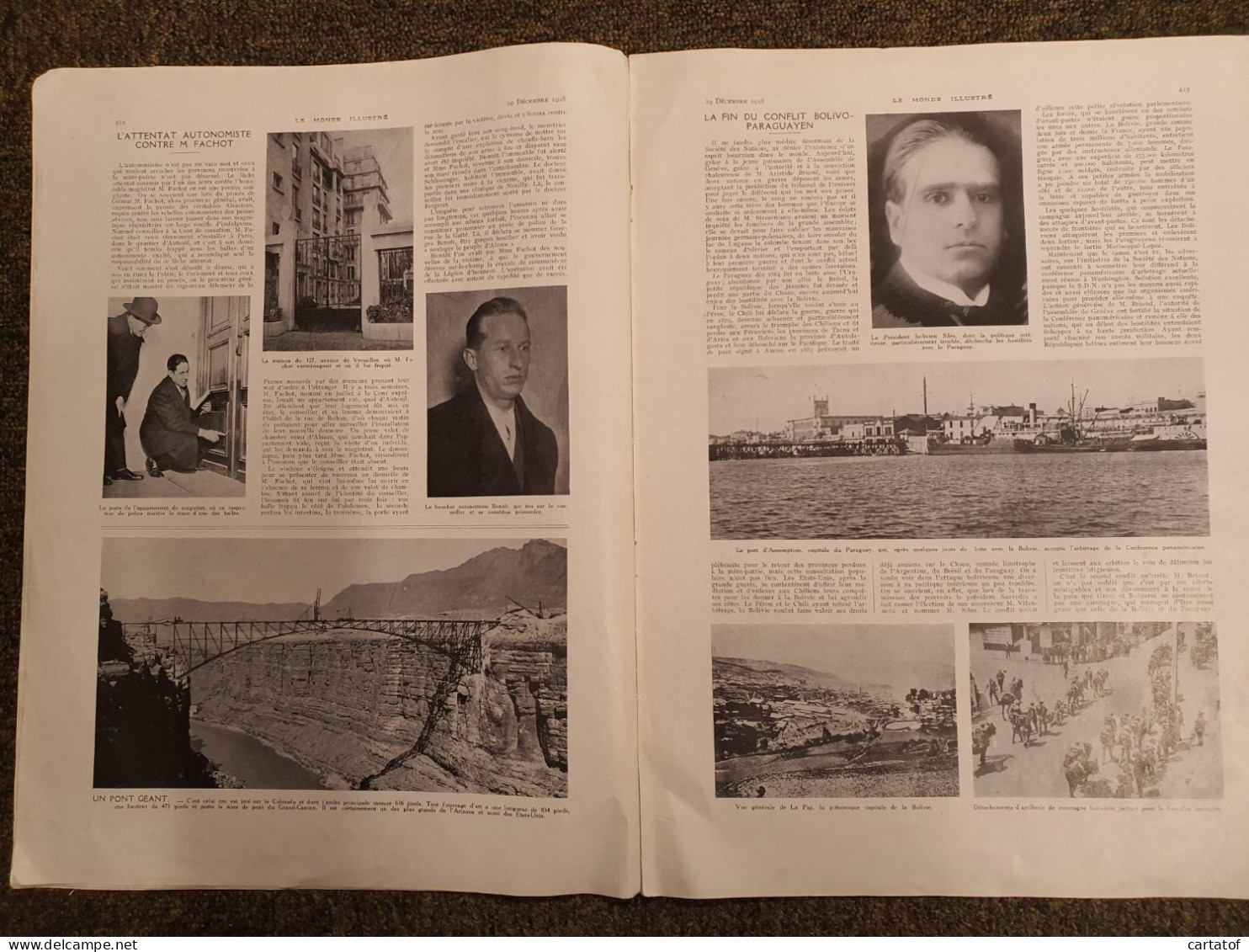 LE MONDE ILLUSTRE N° 3706 - 29 Décembre 1928 - Informaciones Generales