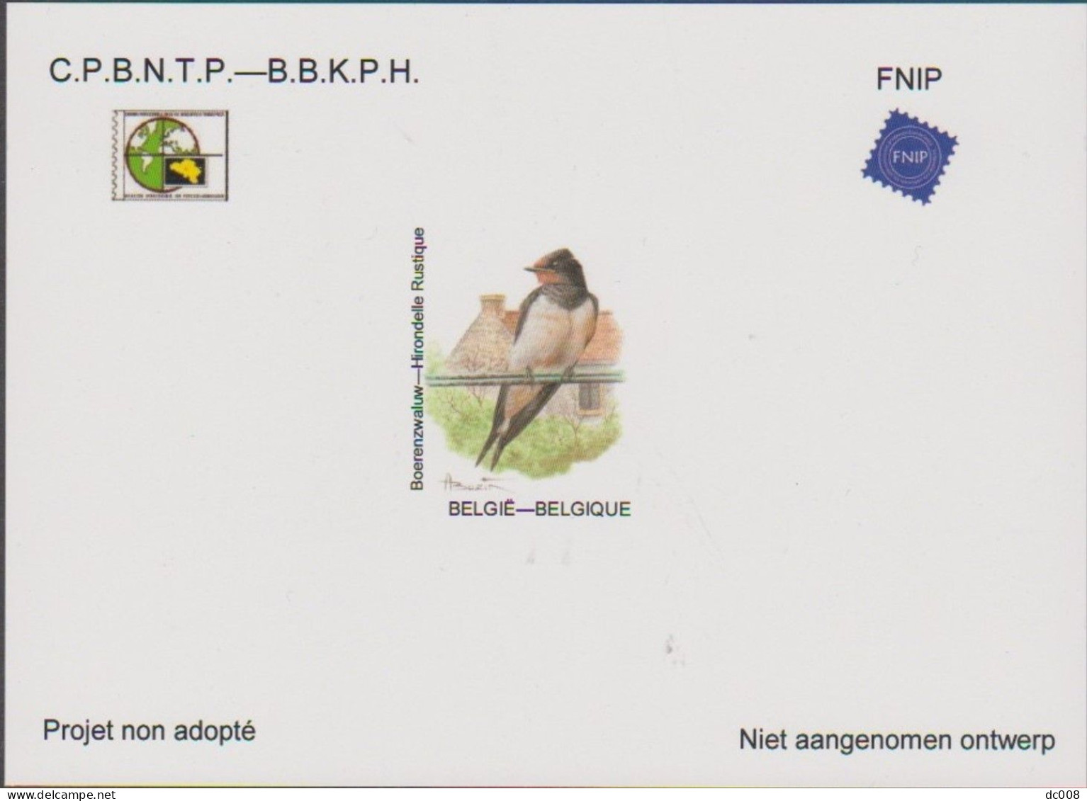 NA38- 2018 Boerenzwaluw-Hirondelle Rustique - Non-adopted Trials [NA]