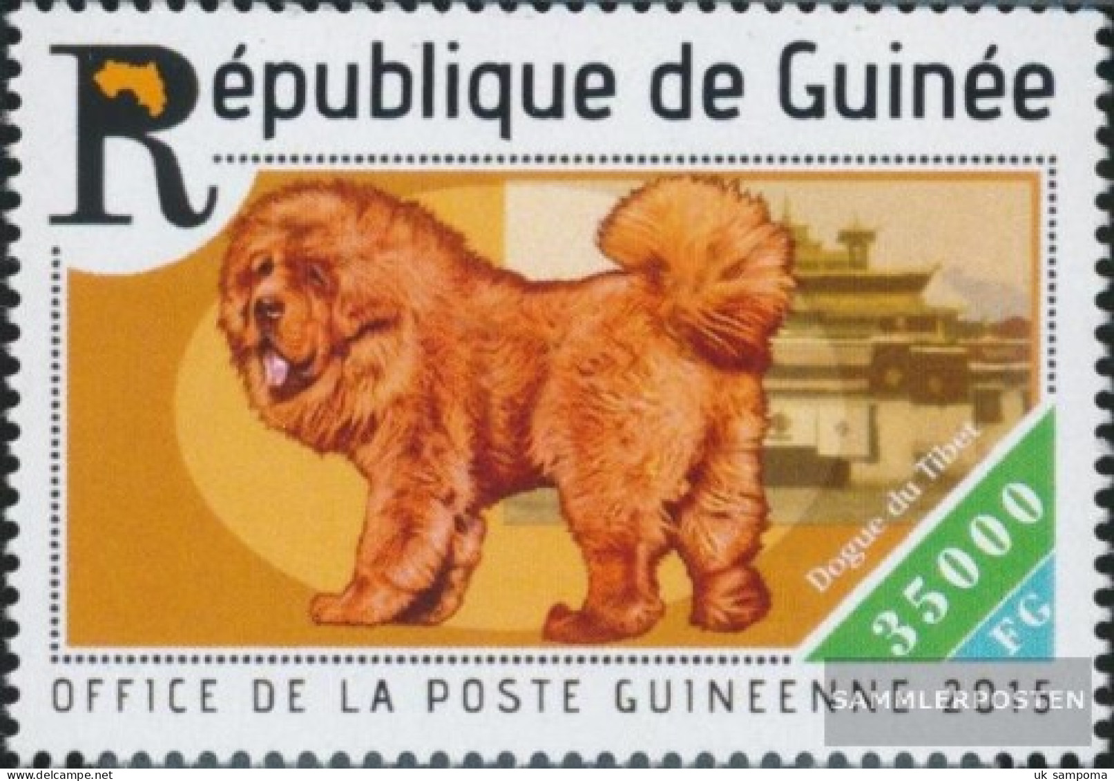 Guinea 11072 (complete. Issue) Unmounted Mint / Never Hinged 2015 Dogs - Guinea (1958-...)