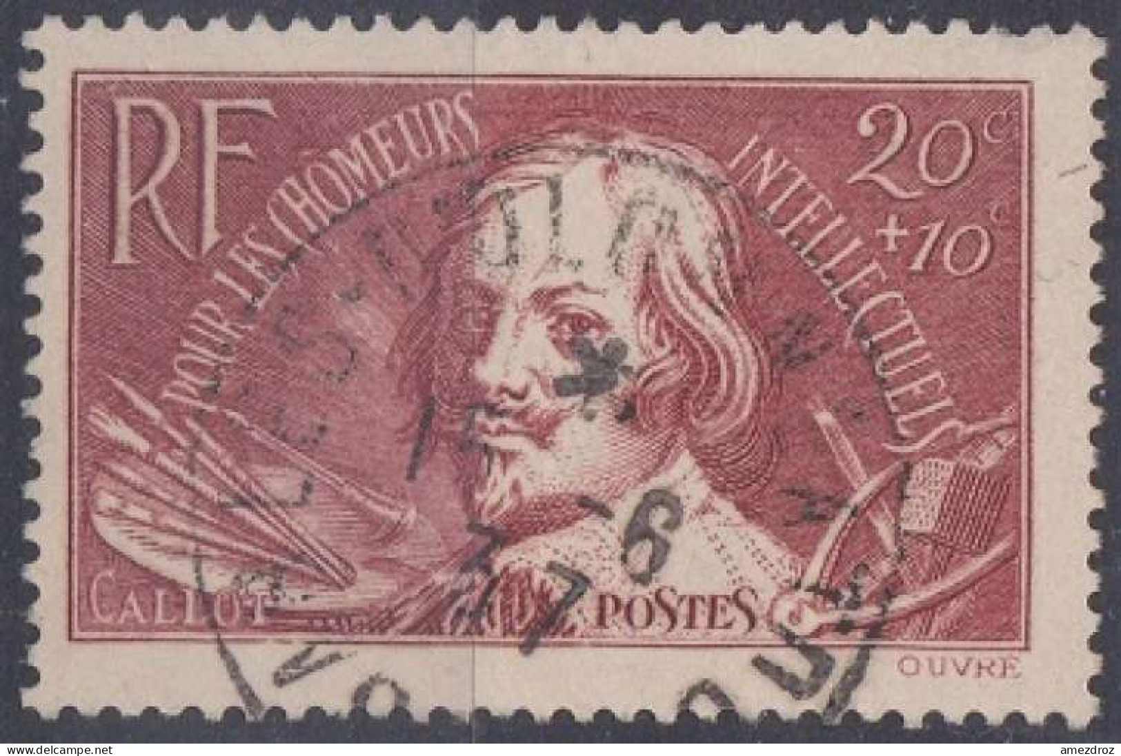 France 1936 N° 330 Jacques Caillot (H42) - Used Stamps