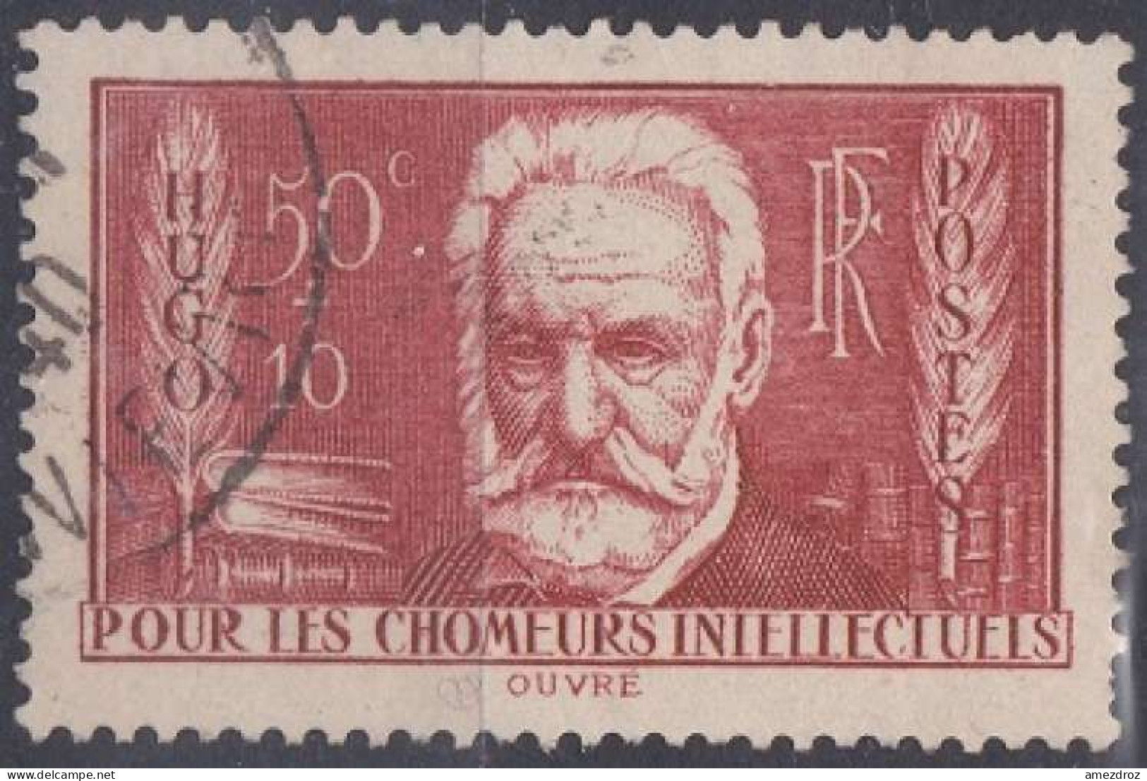 France 1936 N° 332 Victor Hugo (H42) - Gebruikt