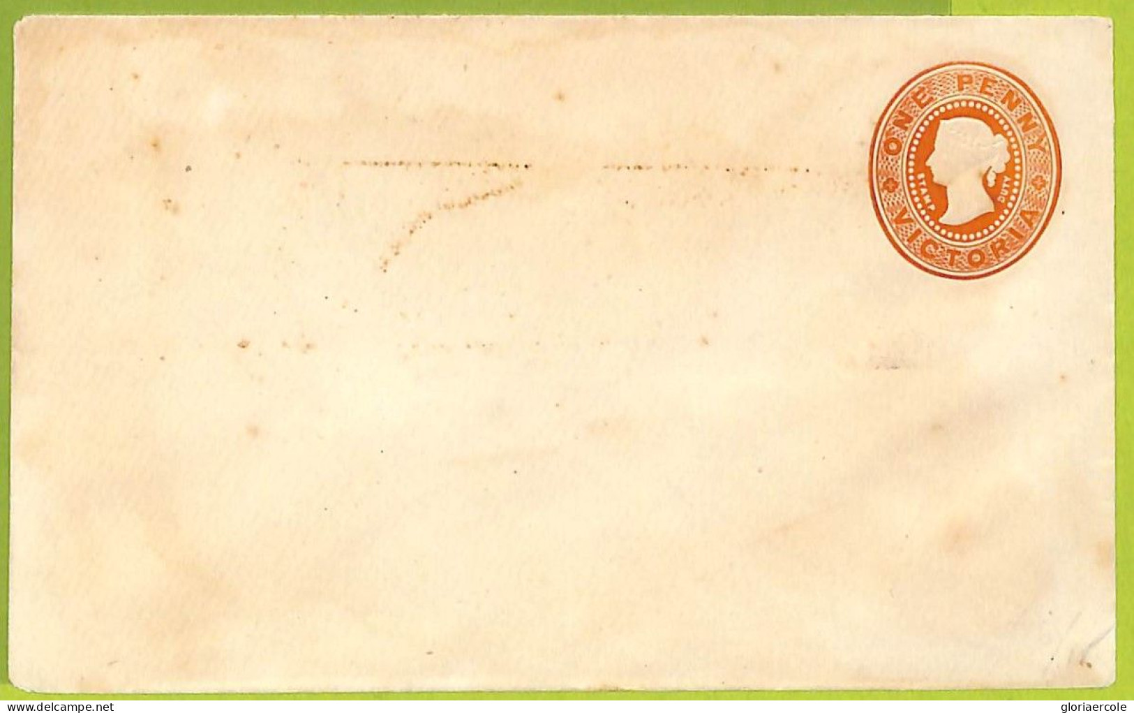 40195 - Australia VICTORIA - Postal History -  STATIONERY COVER  H & G  # 5a - Briefe U. Dokumente