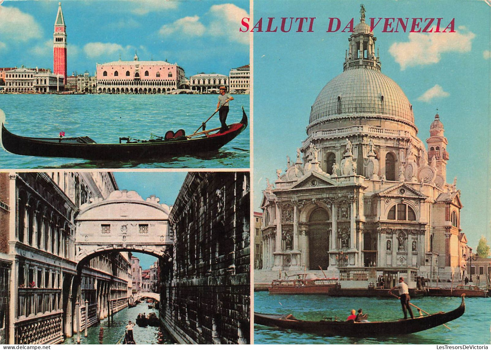 ITALIE - Venezia - Multivues - Saluti Da Venezia - Colorisé - Carte Postale - Venetië (Venice)