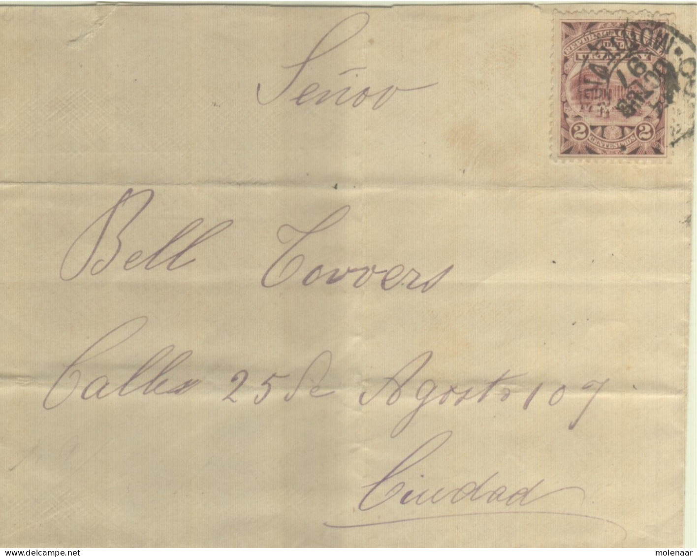 Postzegels > Amerika > Uruguay Brief Uit  1897 (16758) - Uruguay