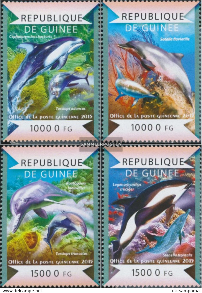 Guinea 10952-10955 (complete. Issue) Unmounted Mint / Never Hinged 2015 Delfine - Guinea (1958-...)