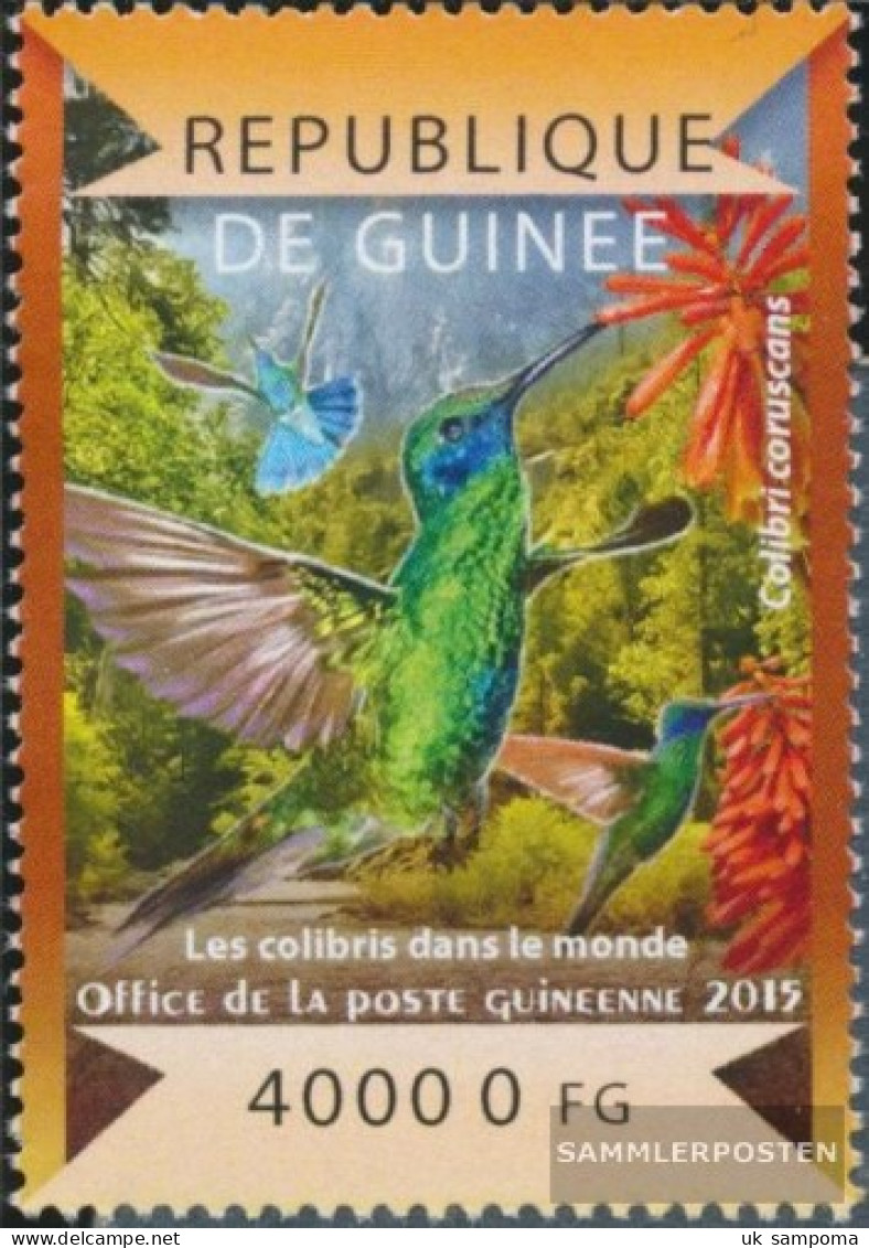 Guinea 10936 (complete. Issue) Unmounted Mint / Never Hinged 2015 Hummingbirds - Guinée (1958-...)