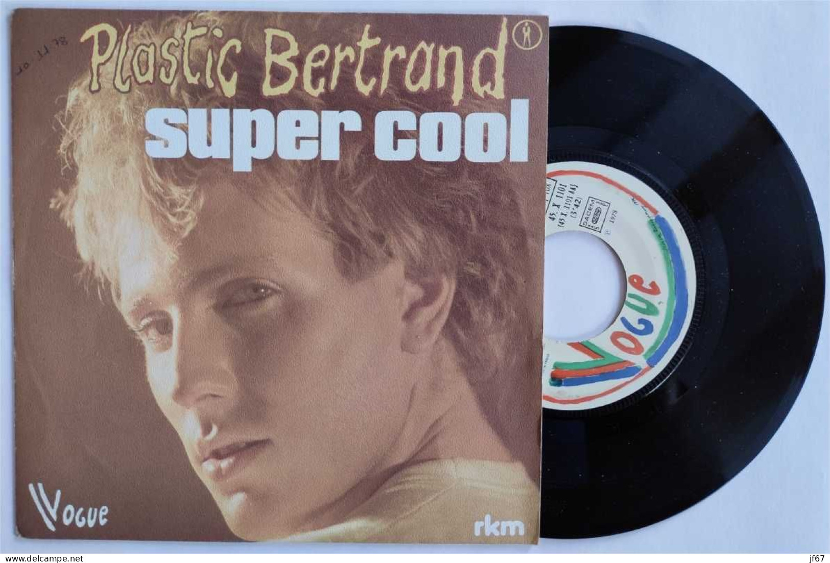 Plastic Bertrand – Super Cool (1978) Vinyle 45T - Autres - Musique Française