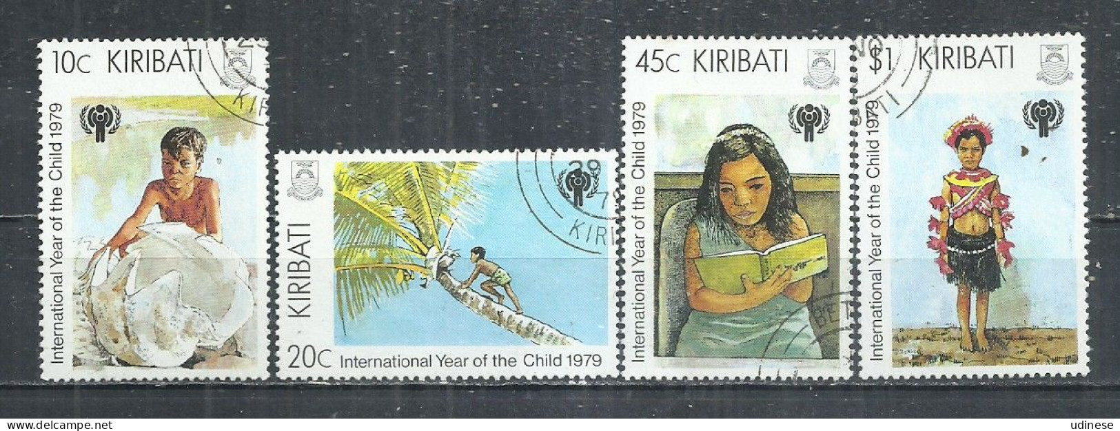 KIRIBATI 1979 - INTERNATIONAL YEAR OF THE CHILD - CPL. SET - USED OBLITERE GESTEMPELT USADO - Kiribati (1979-...)
