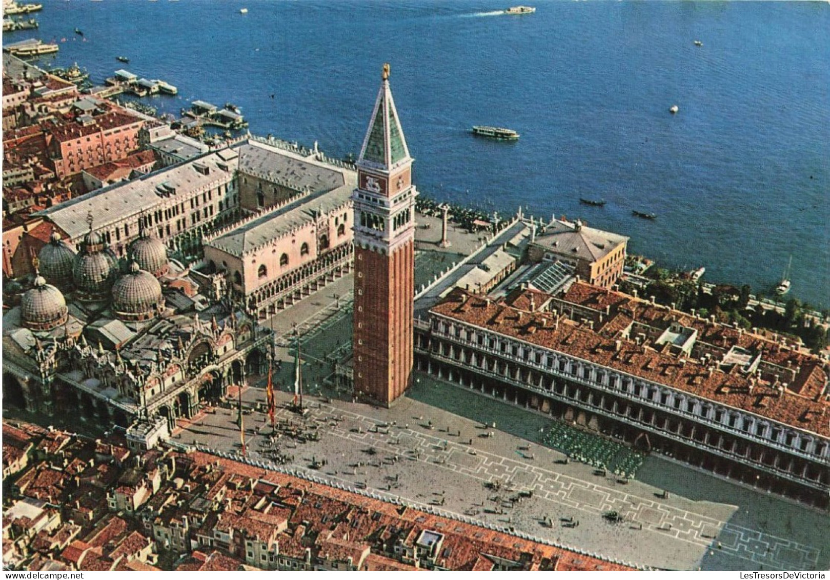 ITALIE - Venezia - Vue Aérienne De La Place Saint Marc - Colorisé - Carte Postale - Venetië (Venice)