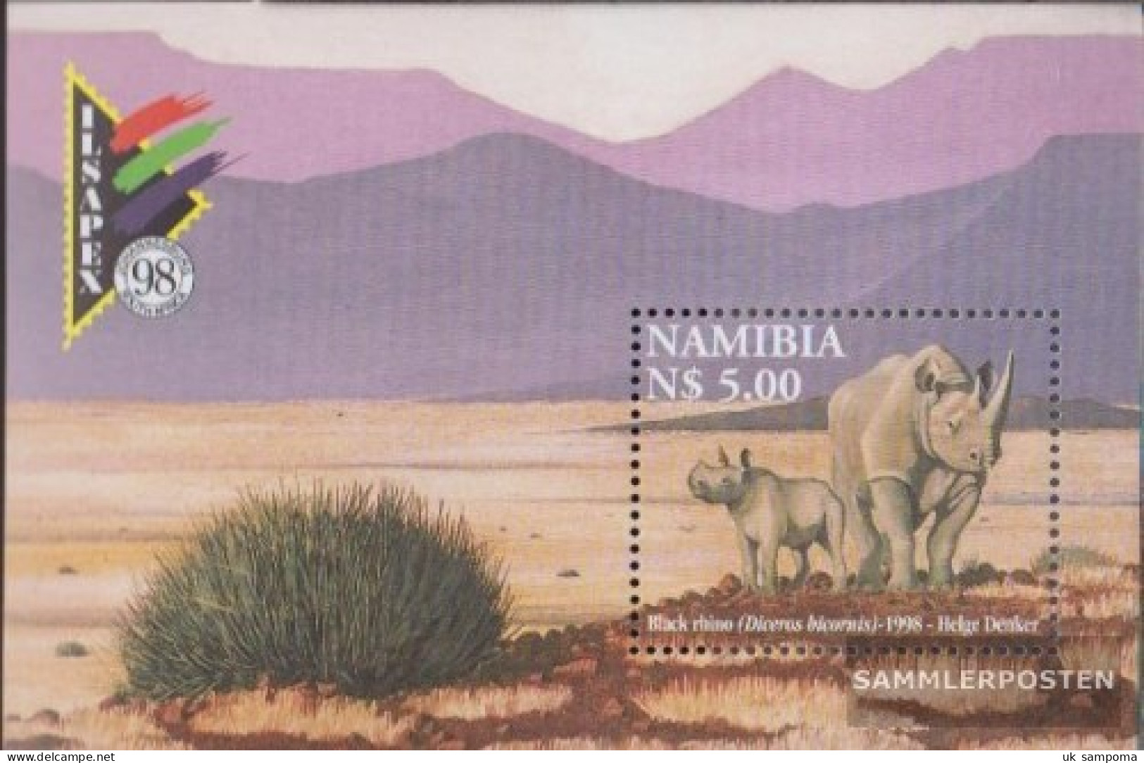 Namibia - Southwest Block45 (complete Issue) Unmounted Mint / Never Hinged 1998 Stamp Exhibition - Namibië (1990- ...)