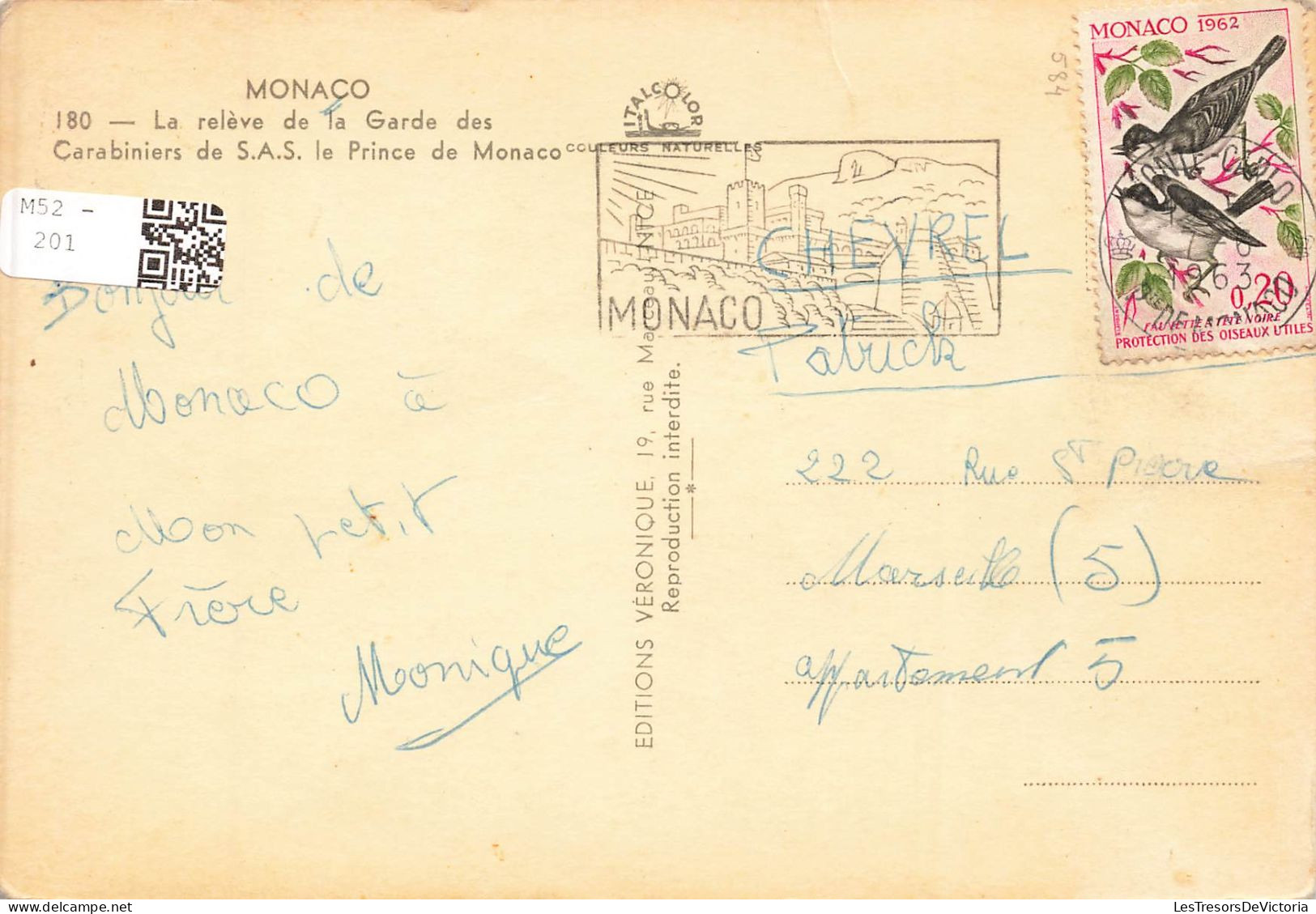 MONACO - La Relève De La Garde Des Carabiniers De S.A.S Le Prince De Monaco - Colorisé - Animé - Carte Postale - Sonstige & Ohne Zuordnung