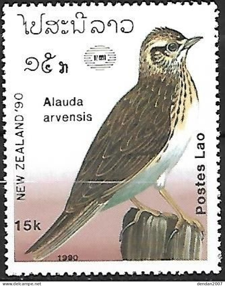 Laos - MNH ** 1990 :   Eurasian Skylark   - Alauda Arvensis - Uccelli Canterini Ed Arboricoli