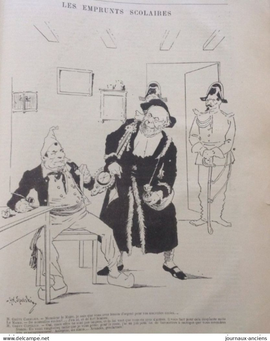 1882 Revue  LE MONDE PARISIEN - Victorien SARDOU - LE PÈRE NOËL DE Mr GREVY - EMPRUNTS SCOLAIRES - LA BELLE GABRIELLE - Zeitschriften - Vor 1900