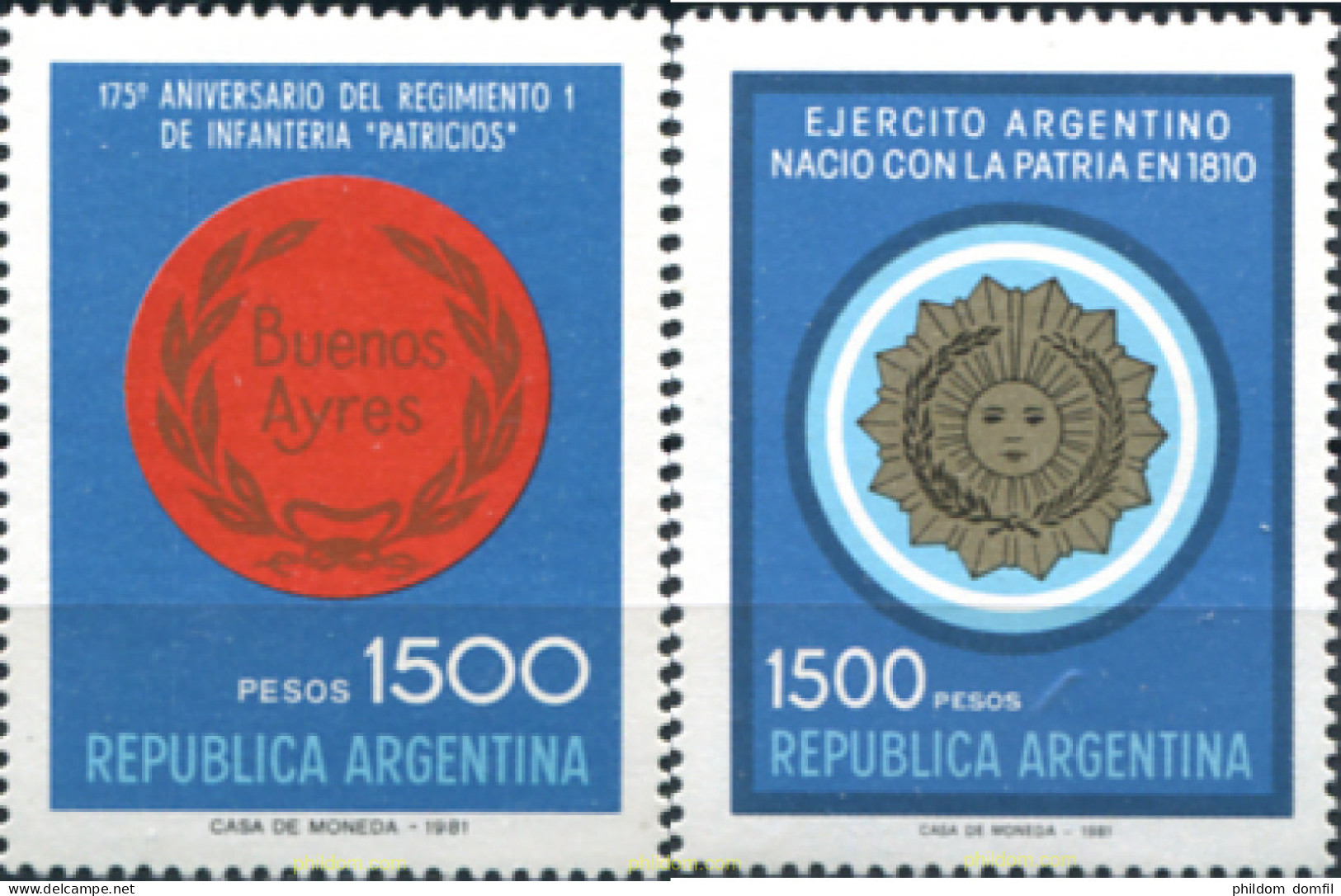 283540 MNH ARGENTINA 1981  - Unused Stamps
