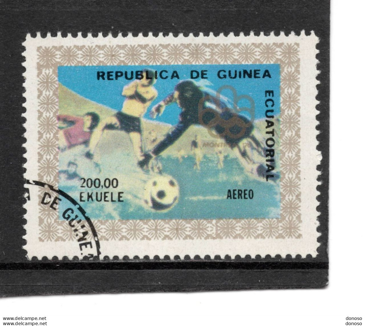 GUINEE EQUATORIALE 1976 Jeux Olympiques De Montréal Yvert PA 64 Oblitéré - Guinea Ecuatorial