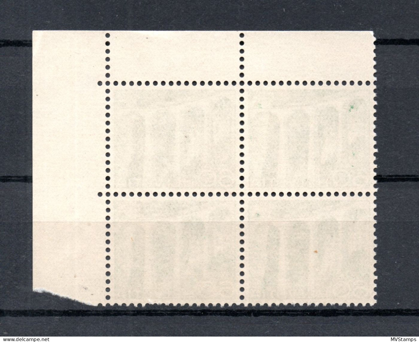 Schweiz 1949 Freimarke 539 In UER Viererblocke Postfrisch - Unused Stamps